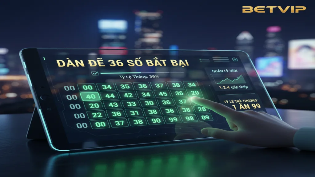Dàn đề 36 số Betvip