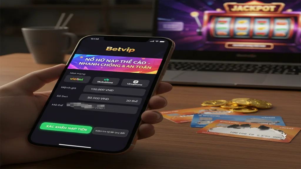 Nổ hũ nạp thẻ cào Betvip